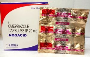 Nogacid Omeprazole 20mg Capsule