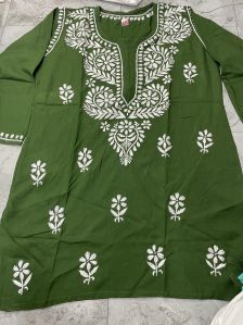 Ladies Dark Green Kurti