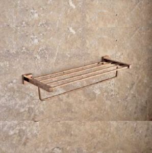 Rose Gold Touch Towel Rack