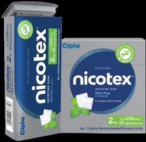 Nicotex Sugar Free Mint Plus Chewing Gum