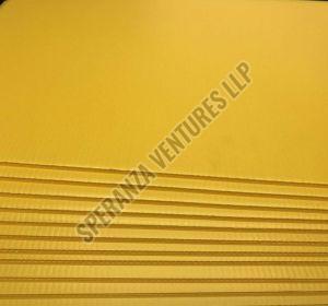 Yellow PP Corrugated Sheets