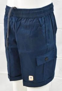 Mens Regular Fit Plain Bermuda Shorts