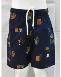 Mens Regular Fit Printed Bermuda Shorts