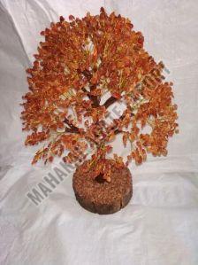 Red Carnelian Gemstone Tree