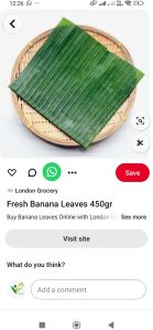 banana leaf plate