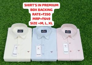 Men Plain Cotton Premium Quality Shirt