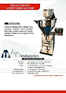 auger filler packaging machinery