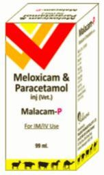 Meloxicam Paracetamol Injection IP (Vet.)