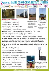 Mobile Solar Light Towers