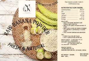 raw banana powder