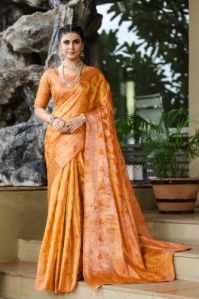 organza saree