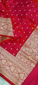 pure katan single uppada chunri buti saree