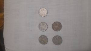 1 rupees old coin