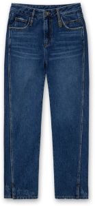 Blue Straight Denim Pants