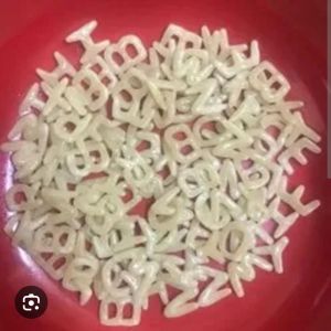 Alphabet shape fryums