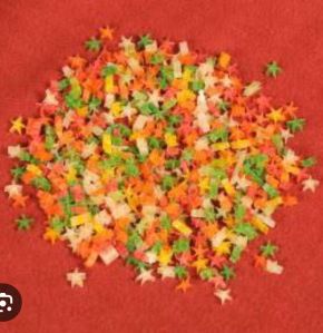 Star shape fryums