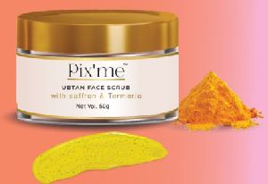 Best Face Scrub with Turmeric and Saffron 50gm - Pix'me