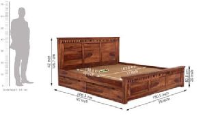 Wooden Double Bed