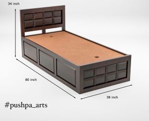 Wooden Single Bed