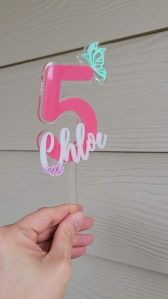 Acrylic cutout name