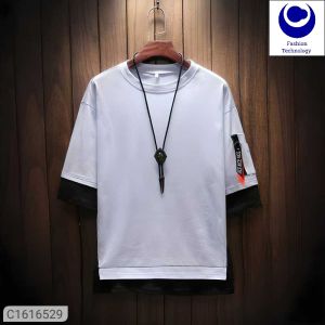 Cotton blend T shirt