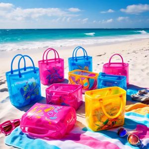 pvc beach bags