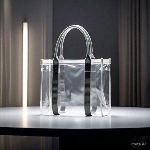 PVC Transparent Handle Bag