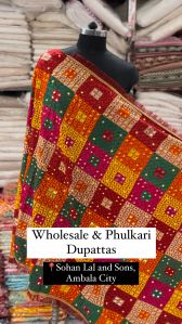 Phulkari Embroidery Dupatta