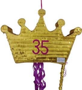 crown pinata party theme