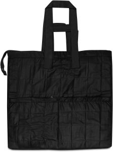 Black Canvas Plain Tote Bag