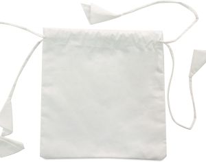 Plain White Cotton Pouch