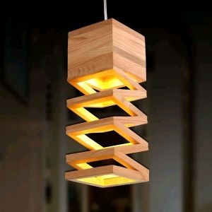 wooden pendant lamp