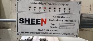 15 headed embroidery machine