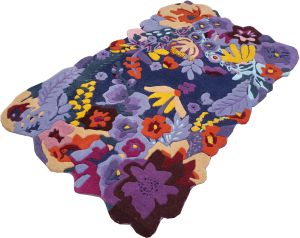 Hand Tufted Floral Wool Carpet