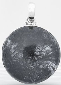 Black Rutilated Pendent