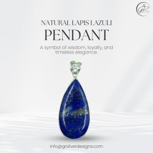 Natural Lapis Lazuli Pendant