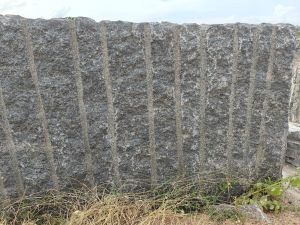 tan brown granite blocks