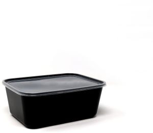 800ml Flat Plastic Food Container