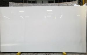 15 mm white polished Carrara quartz slab