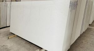 30 mm white quartz stone slab