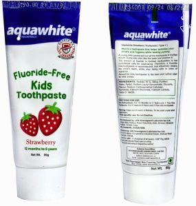 Strawberry kids toothpaste