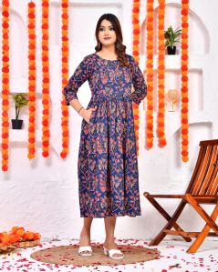 Ladies Blue Kurti