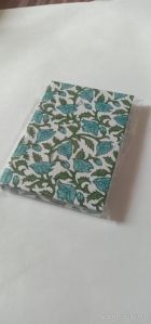 printed handmade paper diaries