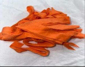 Orange Cotton Hosiery Clips