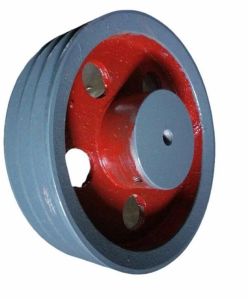 Red and Grey Heavy V Pulley