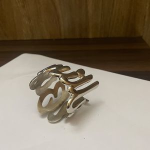 Silver Napkin Ring Holder