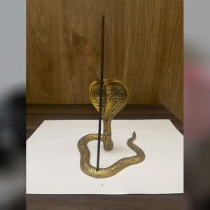 Snake Brass Incense Burner