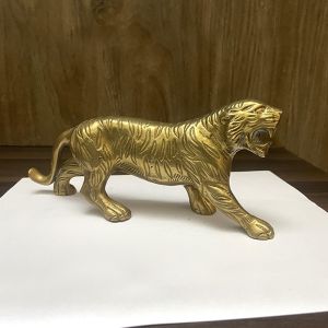 Tiger Brass Animal Figure