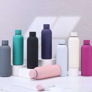 Vacuum Bottle with Rubber Coating