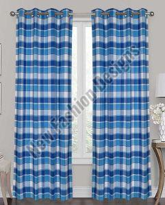 Check Cotton Curtain